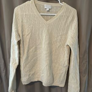 Ivory cashmere sweater